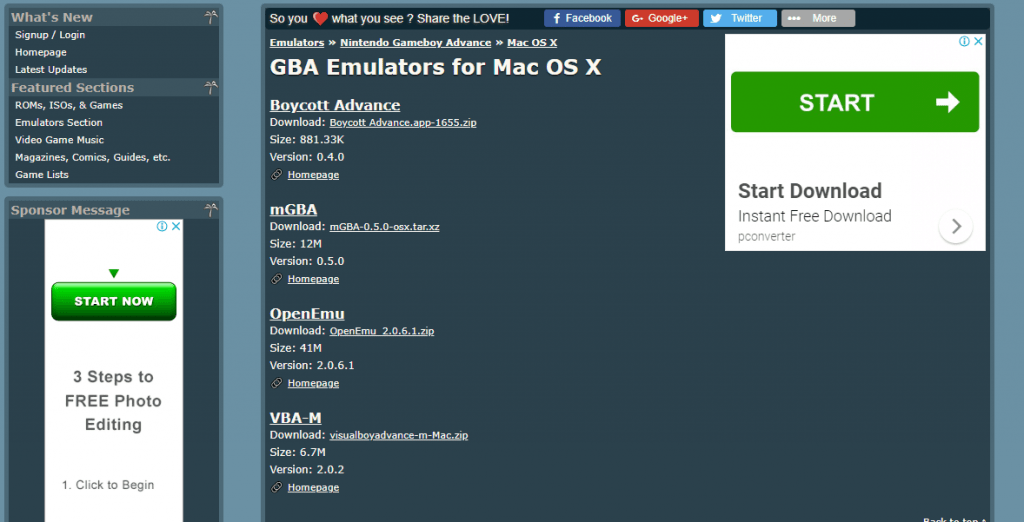 free gba emulator downloads for mac