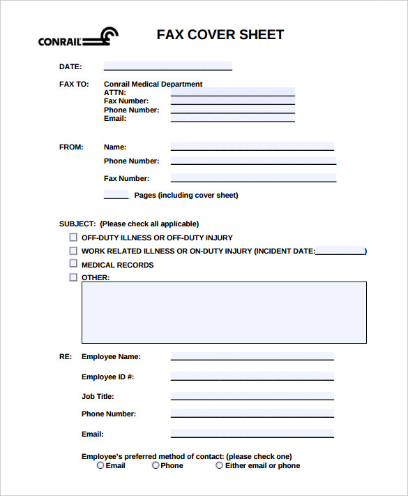 free fax cover sheet for mac